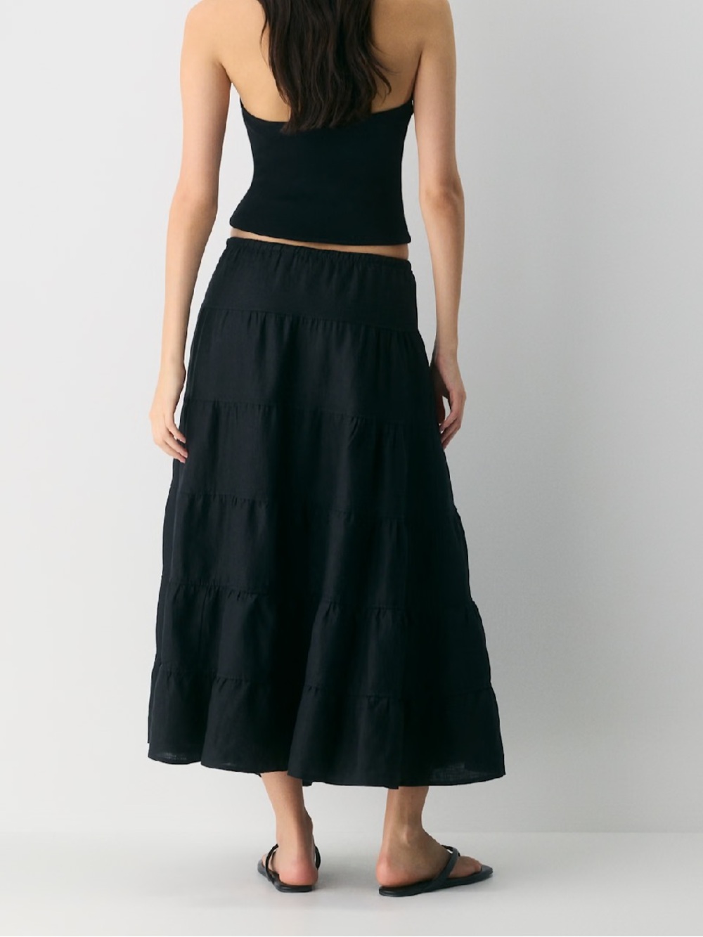 Wilfred Bouquet Linen Skirt - Picture 3 of 5